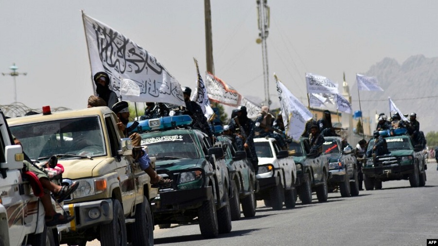 کاروان موترهای طالبان