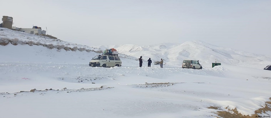 برفباری در افغانستان