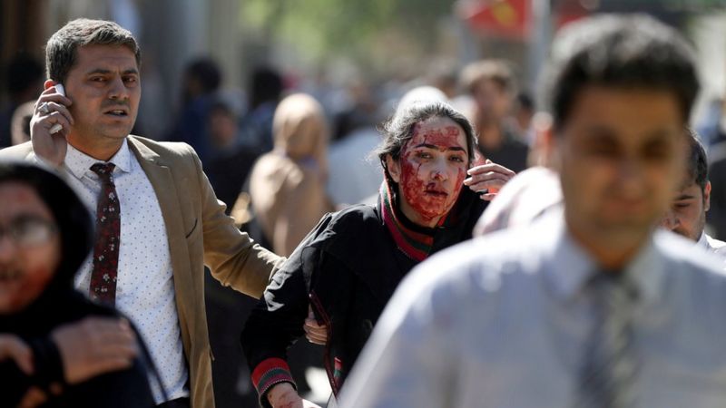 حمله انتحاری طالبان در شفاخانه جمهوریت