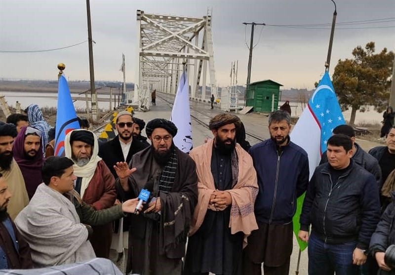 کفنرانس خبری مسوولان خط آهن طالبان 