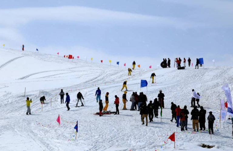 ورزش های زمستانی در بامیان