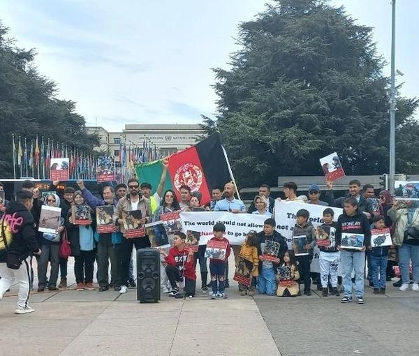 تظاهرات افغان در المان 